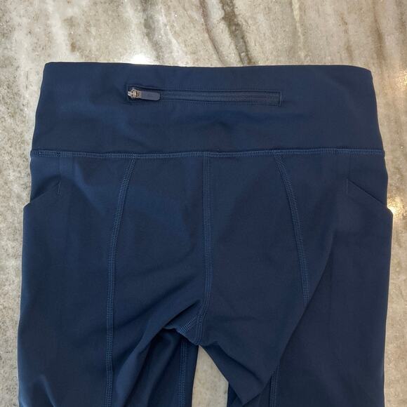Lululemon Fast and Free High-Rise Tight 22” Nulux, Navy, Size 2 - Picture 2 of 6